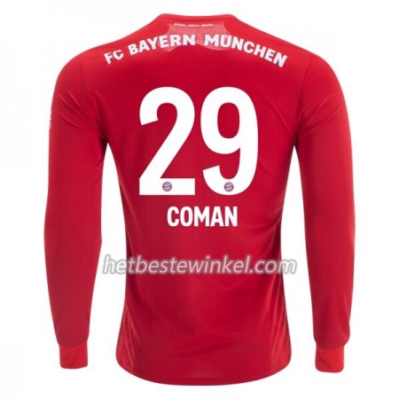 FC Bayern München Kingsley Coman 29 Voetbalshirts Thuis 2019/20 - LS